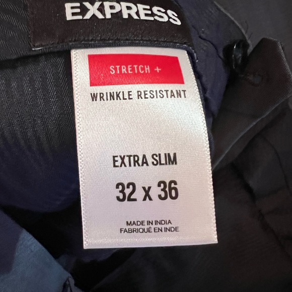 Express Extra Slim 3- Piece Suit - Picture 8 of 8